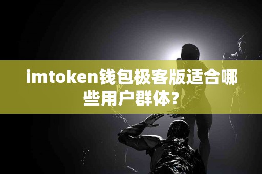imtoken钱包极客版适合哪些用户群体？