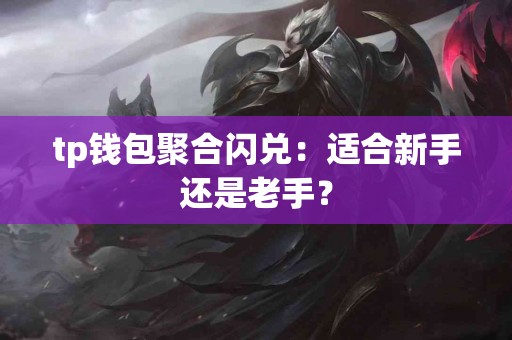 tp钱包聚合闪兑：适合新手还是老手？